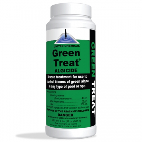 treat green pool water